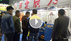 河北辰力鋼絲繩壓套機，再次火遍上海展，訂購火爆，競相下單